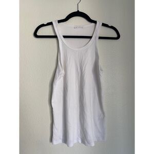 LACAUSA White Tank Top